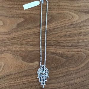 NWT sterling silver and crystal necklace